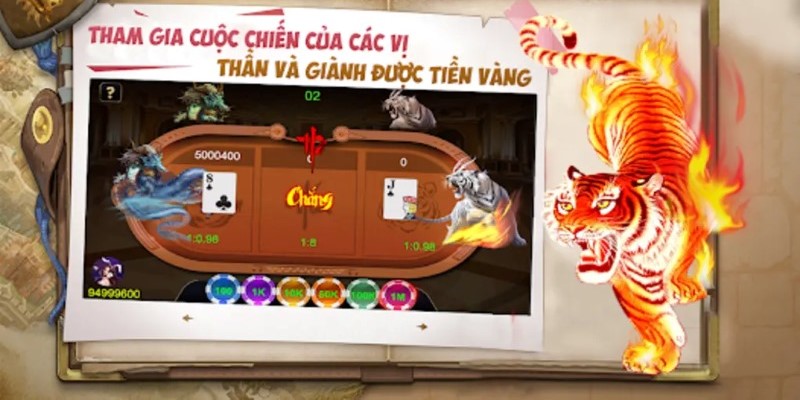 Chơi game Long Hổ b52 cực hay